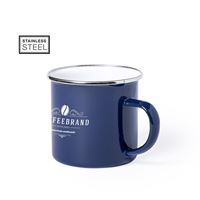 TAZZA SMALTATA IN ACCIAIO